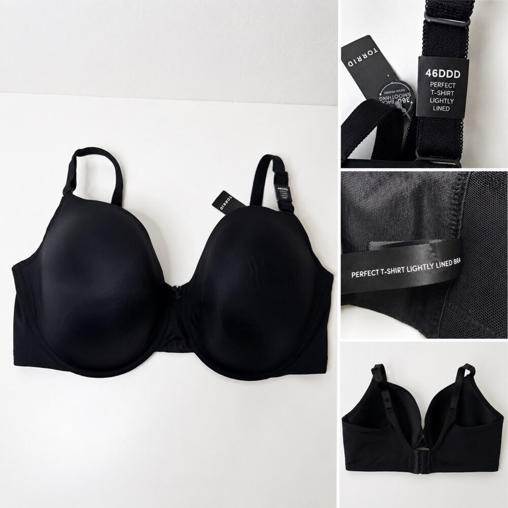 New Torrid 46 DDD 360 Back Smoothing Lightly Lined Perfect T Shirt Bra